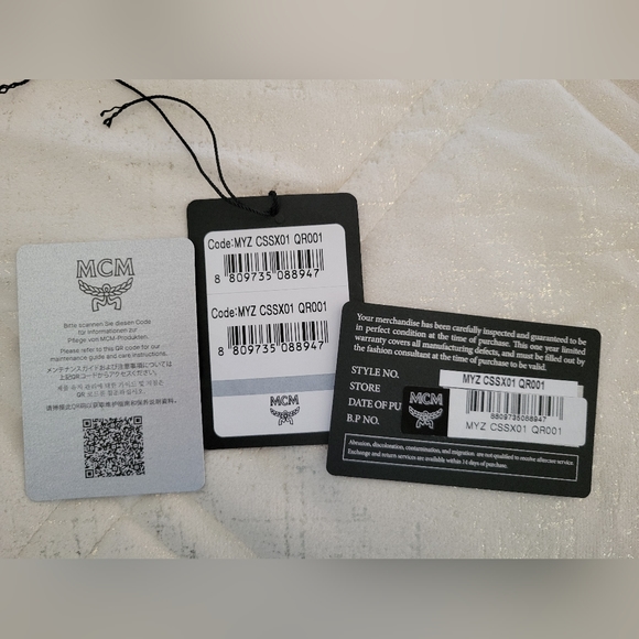 MCM Visetos Color Splash Chain Mini Crossbody - Picture 9 of 9